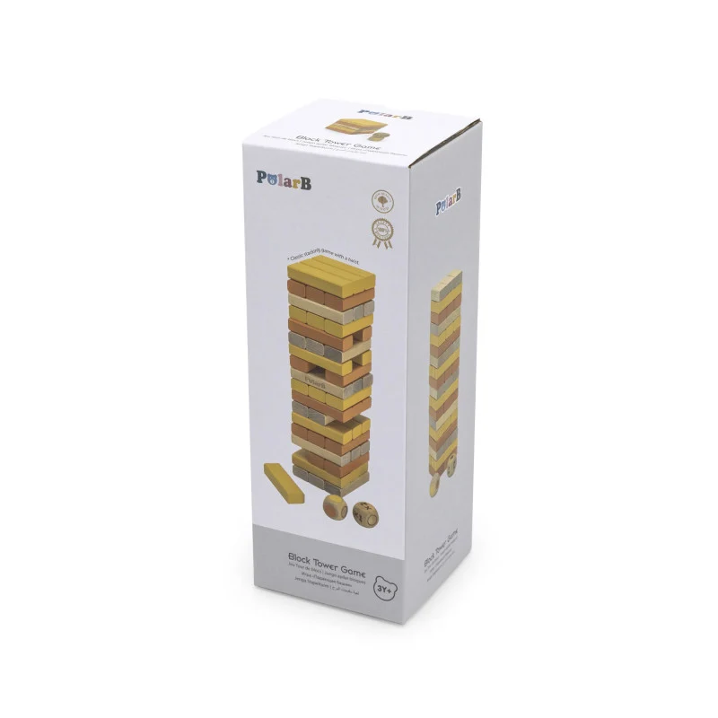 Joc Jenga culori calde, PolarB Viga