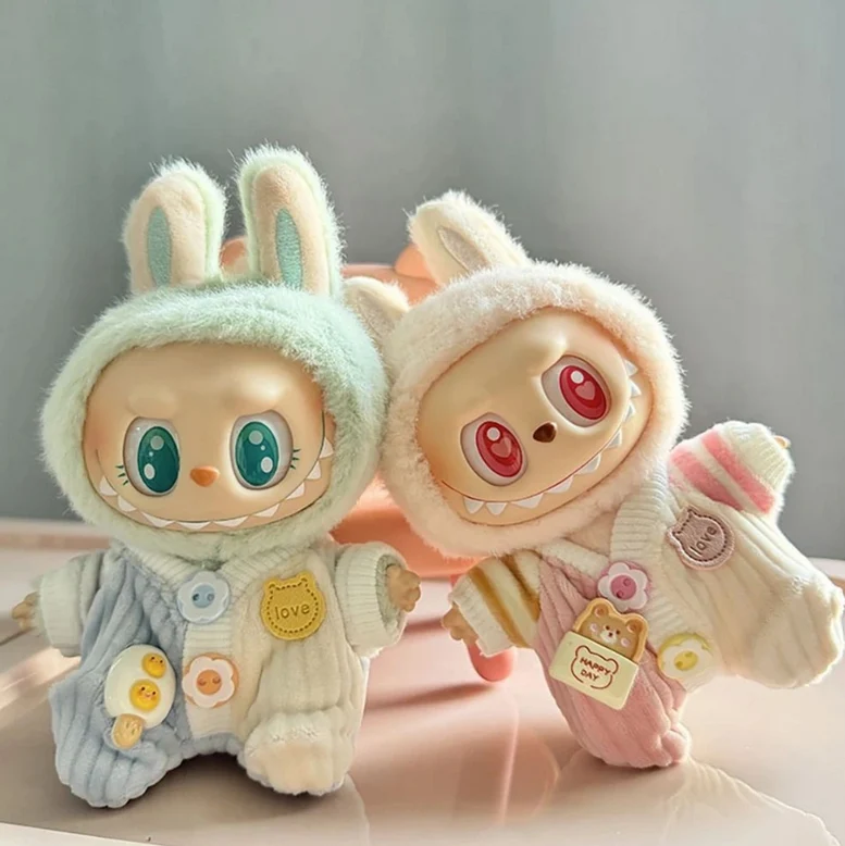 1+1 Jucarie de pluș Labubu, Generația 3, Cutie surpriza model aleatoriu, 17 cm