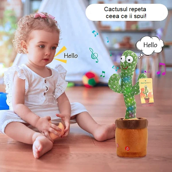 Jucarie de plus - Cactus dansator/cantaret