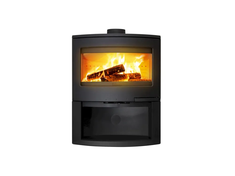 Kaminofen Barney Holzofen 9KW cu compartiment din lemn
