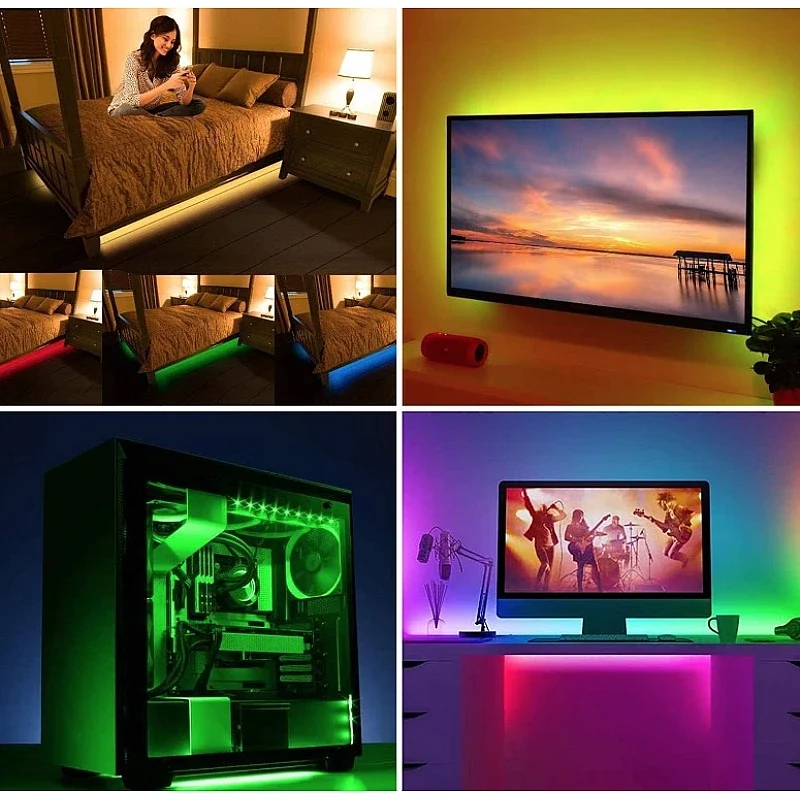 Kit banda led RGB 10m
