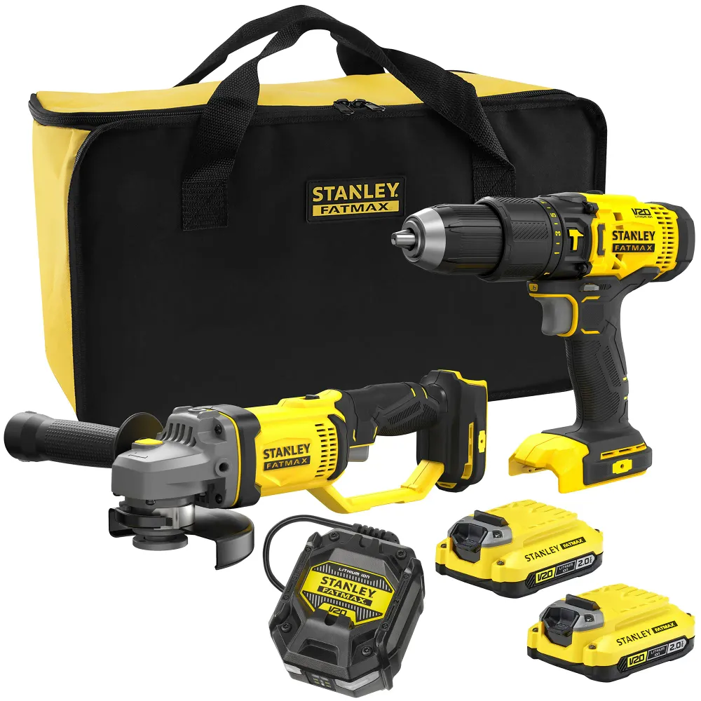 Kit combinat Stanley SFMCK471D2S-QW 18V 2Ah