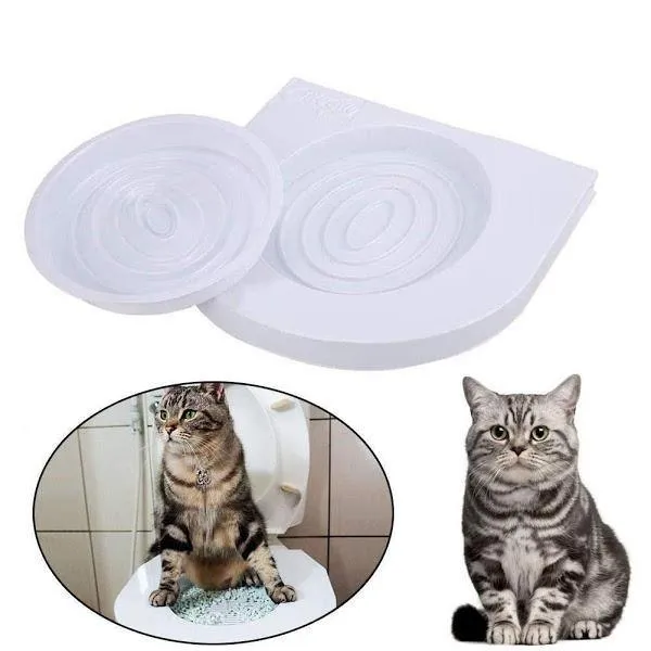 Kit pentru educarea pisicilor la toaleta, 3 luni+
