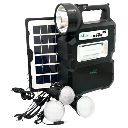 Kit solar portabil CL-810, cu 3 becuri