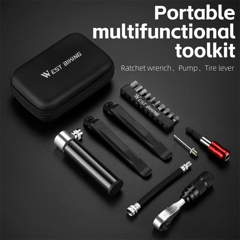 Kit de unelte pentru bicicletă WEST BIKING 4-în-1.