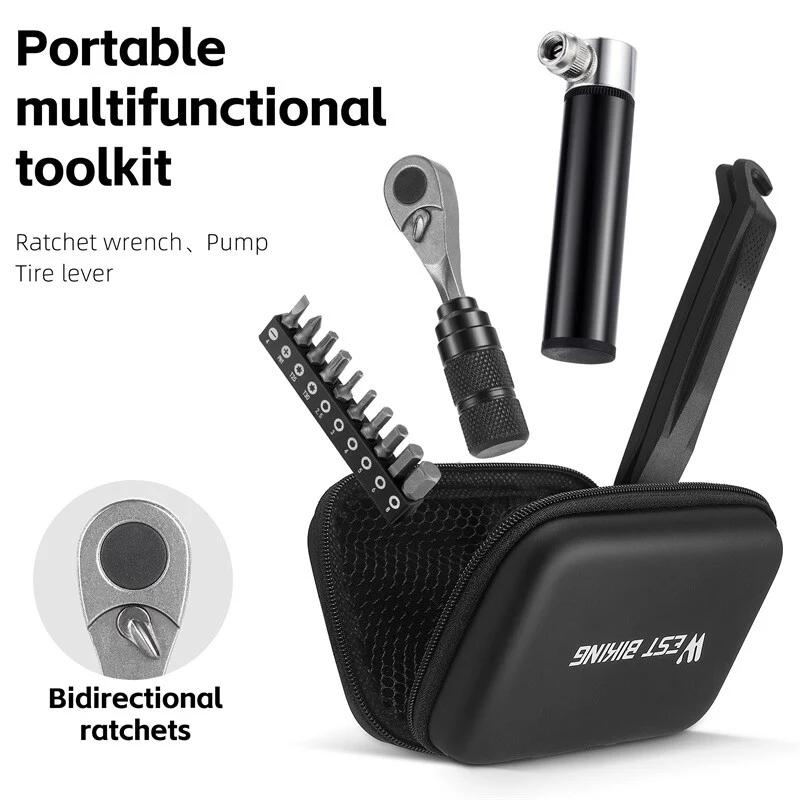 Kit de unelte pentru bicicletă WEST BIKING 4-în-1.