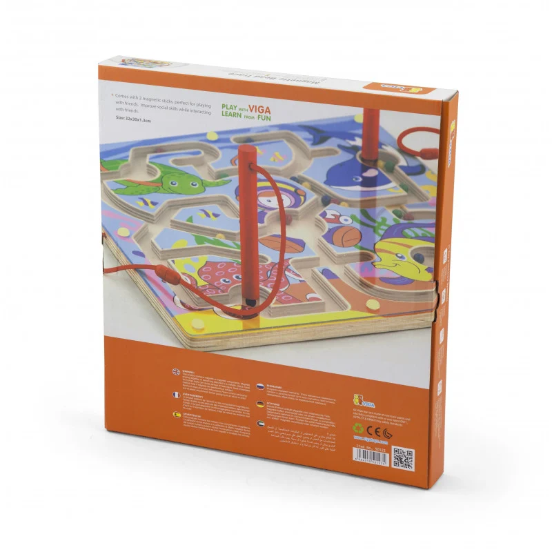 Labirint magnetic cu bile Viga - Modele variate