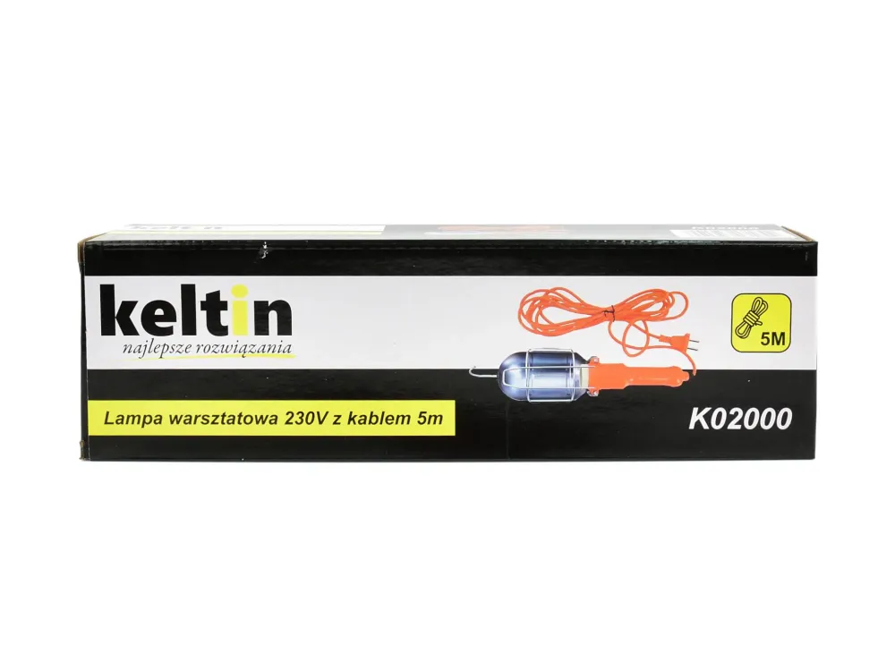 Lampa de atelier cu cablu, 5 m, Keltin K02000