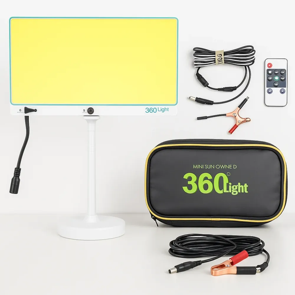 Lampa cob 360° 12V 500W cu suport magnetic