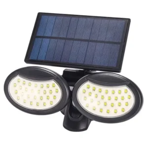 Lampa solara dubla 56 LED cu senzor de miscare