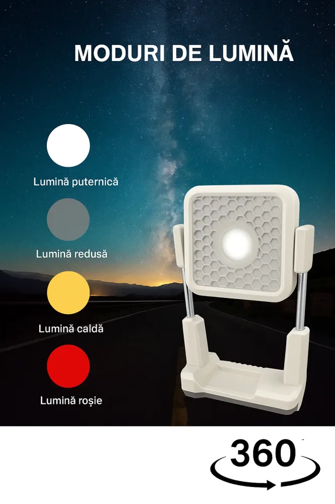 Lampa solara de lucru multifunctionala 100w