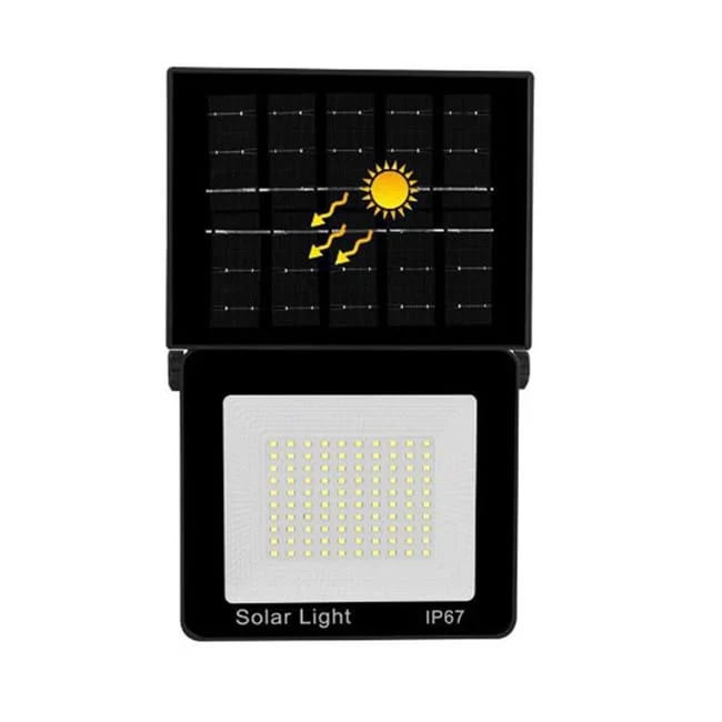 Lampa solara de perete 200w cu panou solar integrat