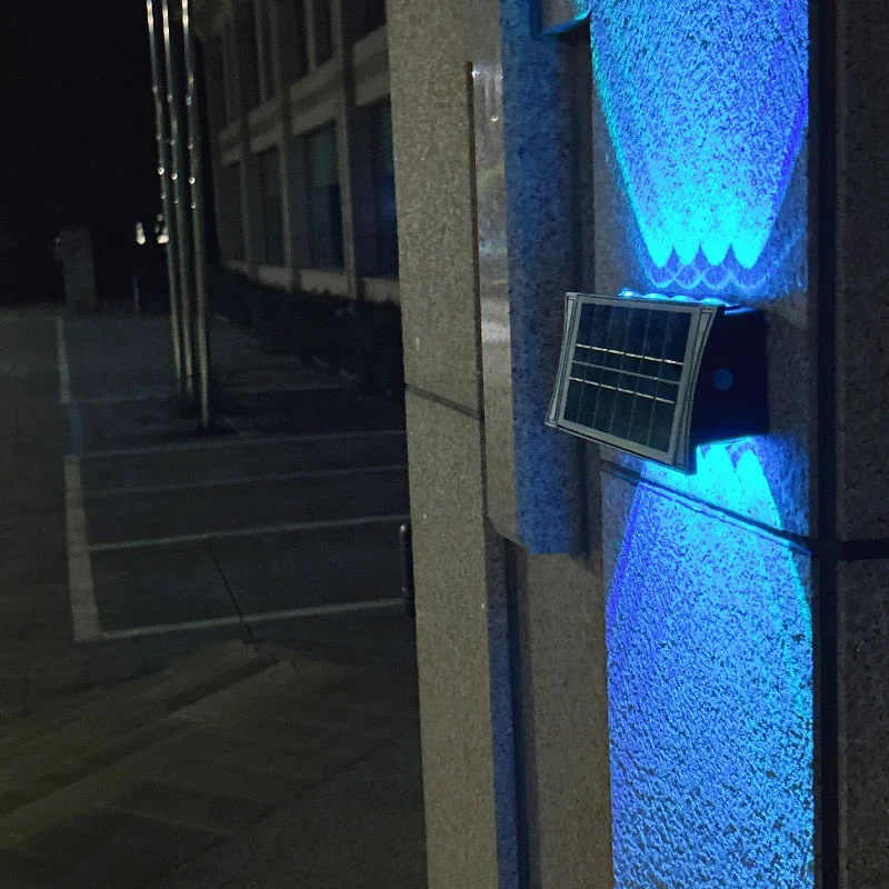 Lampa solara de perete cu 8 leduri