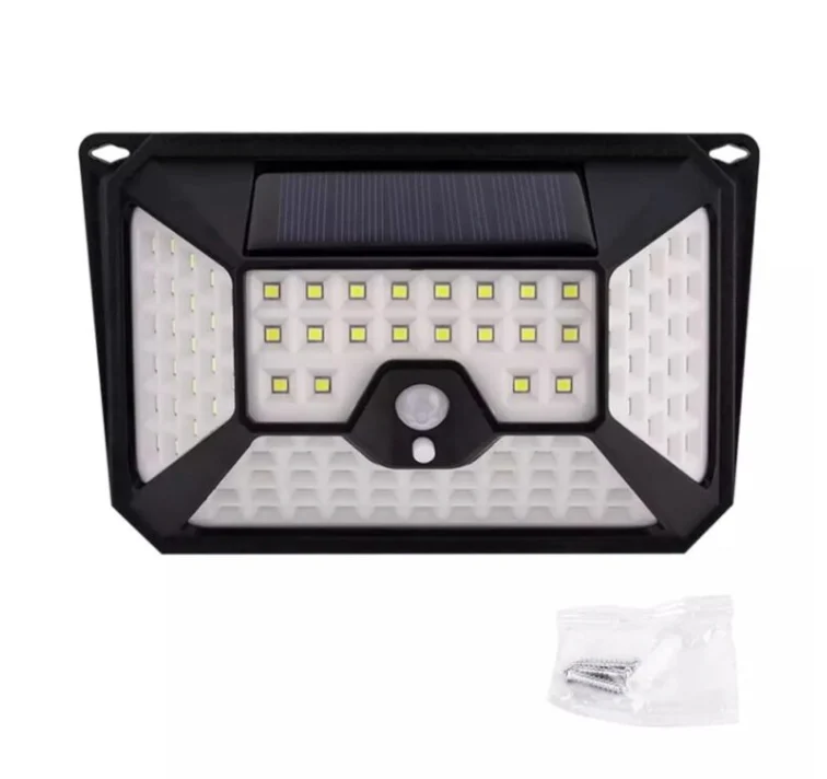 Lampa solara de perete cu senzor miscare, LED (cu mod de veghe)