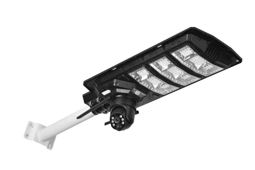 Lampa solara Stradala 600w plus camera supraveghere si card de 32GB inclus
