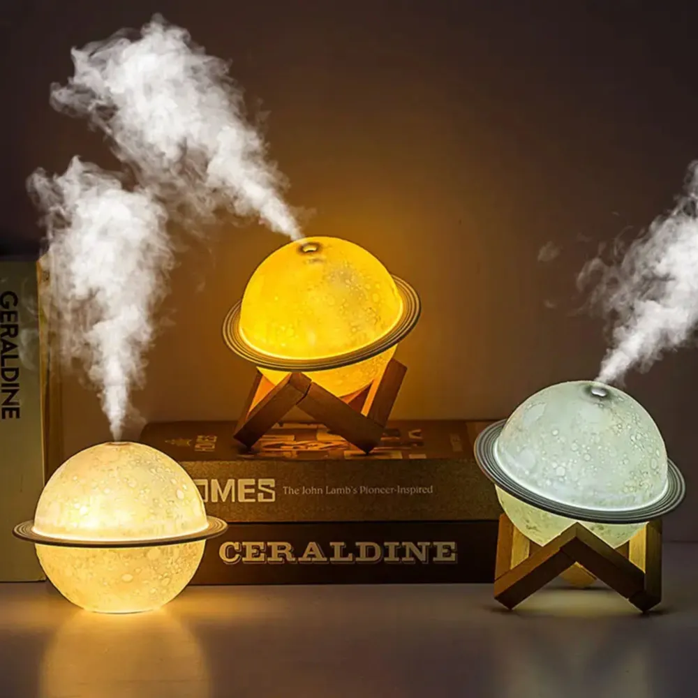 Lampa de veghe Jupiter 3D cu umidificator 200 ml