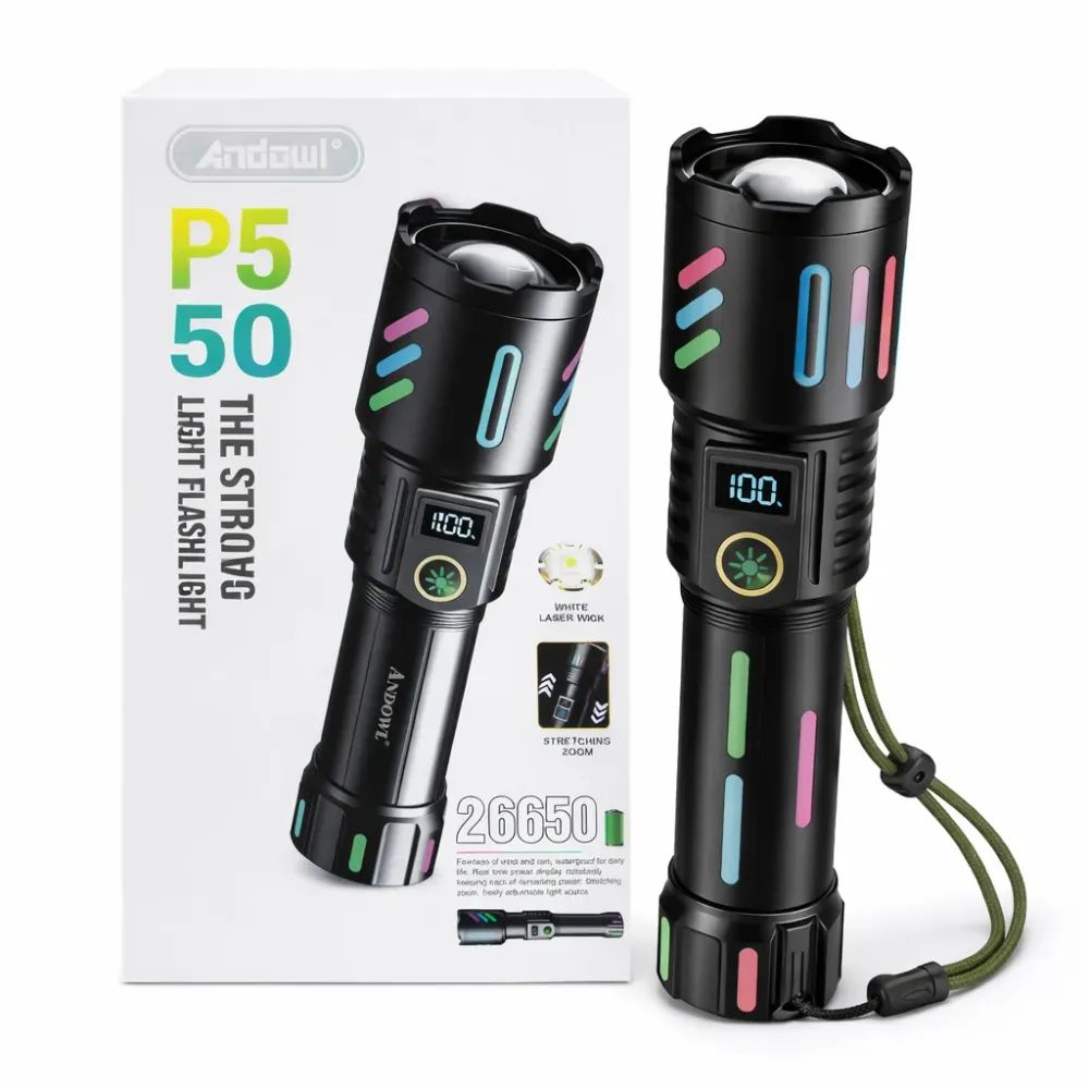 Lanterna LED CAMP PLUS P50 1000lm IP43 USB 3 Moduri Aluminiu