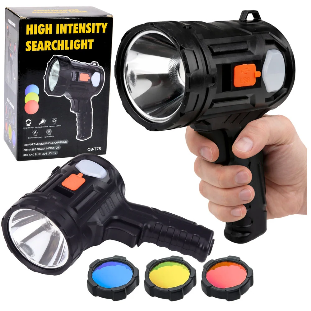 Lanterna LED puternica, cu 6 moduri, 19 cm, Lean 27711