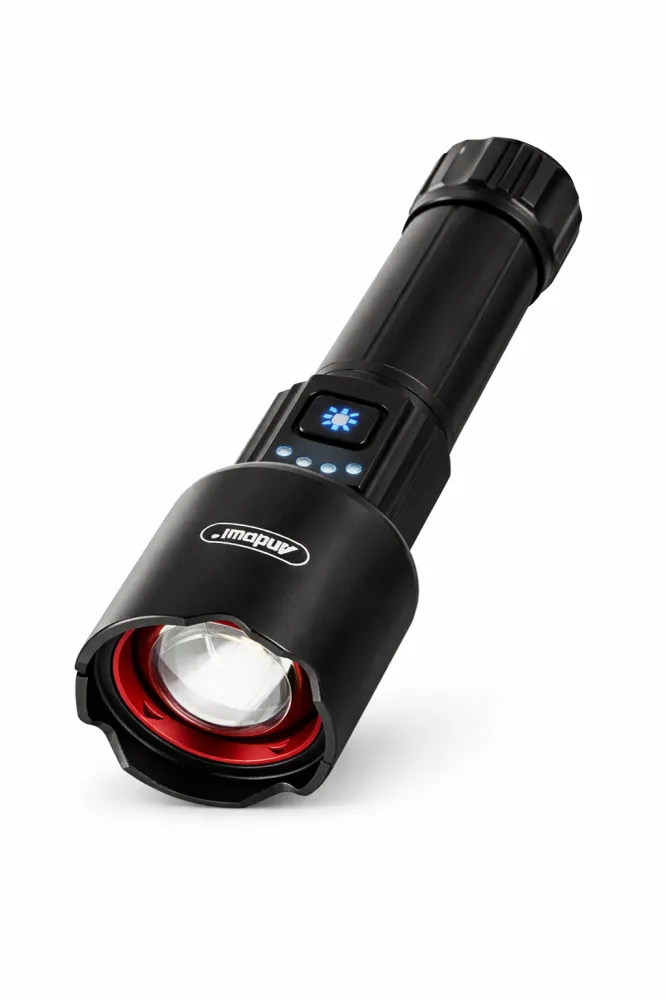 Lanterna Led SWITCH USB Reincarcabila 3 Moduri Aluminiu Ergonomica Portabila