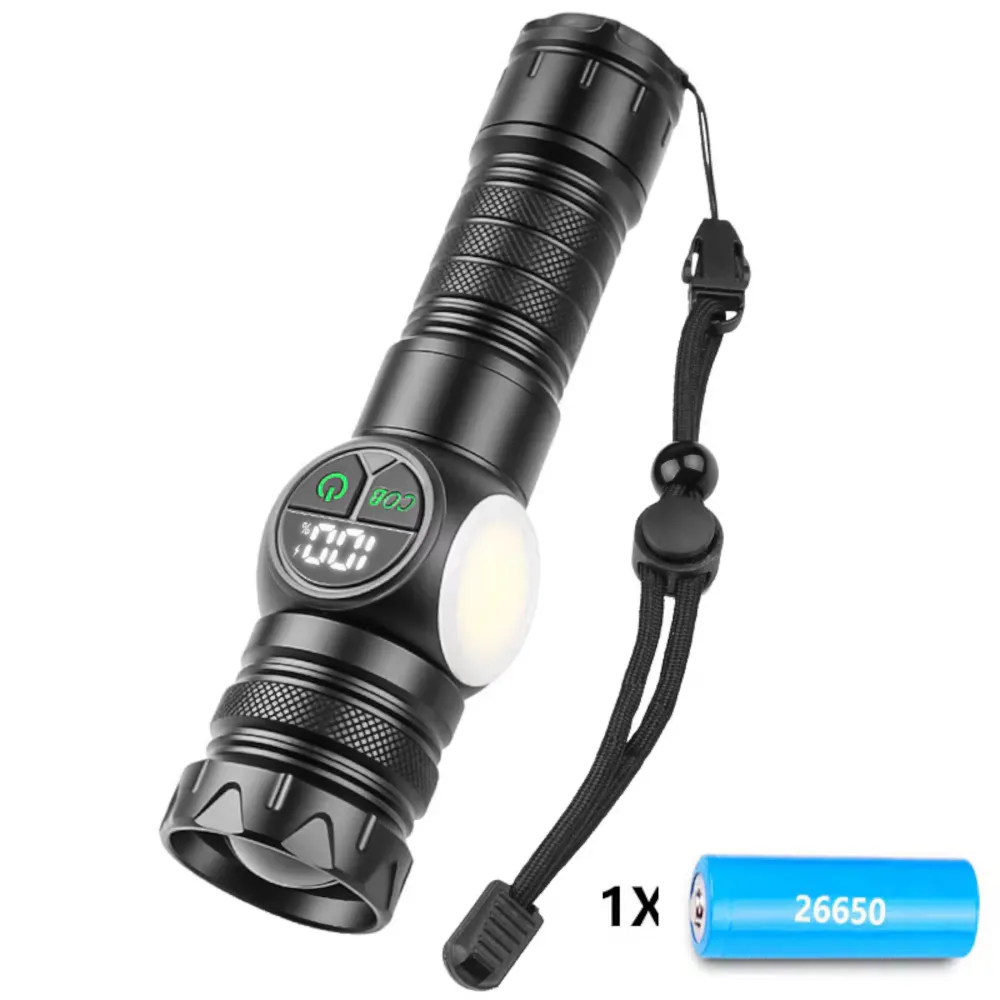 Lanterna LED WORK Profesionala 15W 1500 Lumeni - Raza 800m USB
