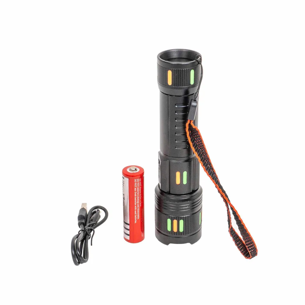 Lanterna de mana LED, 3 moduri de intensitate luminii, USB, Z-TOOLS / ZTS 8996