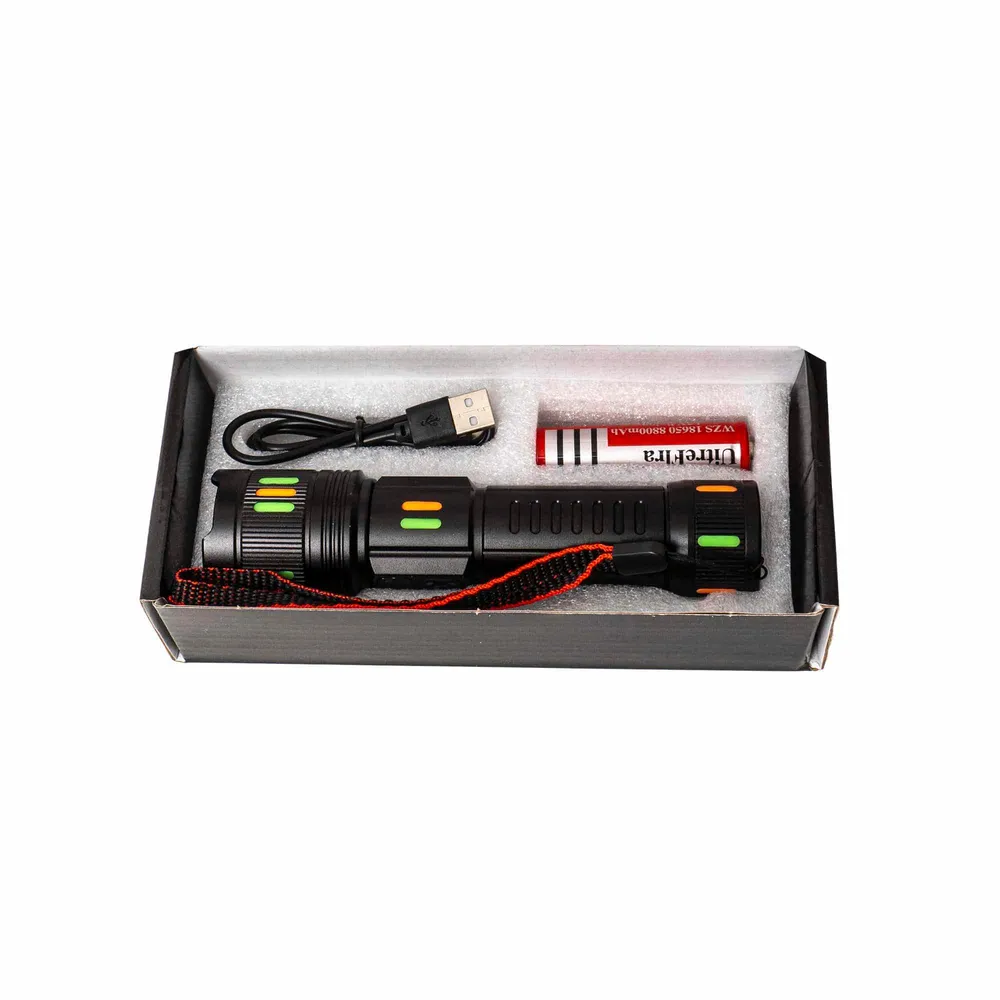 Lanterna de mana LED, 3 moduri de intensitate luminii, USB, Z-TOOLS / ZTS 8996