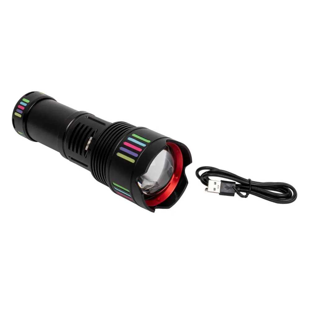 Lanterna de mana LED, 5 moduri de intensitate luminii, USB, Z-TOOLS / ZTS 8999