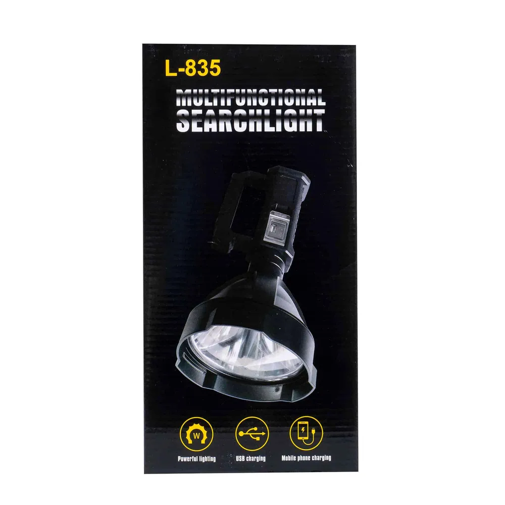 Lanterna de mana LED, reincarcabila USB, 4 moduri de intensitate luminii, L-835 / ZTS 8205