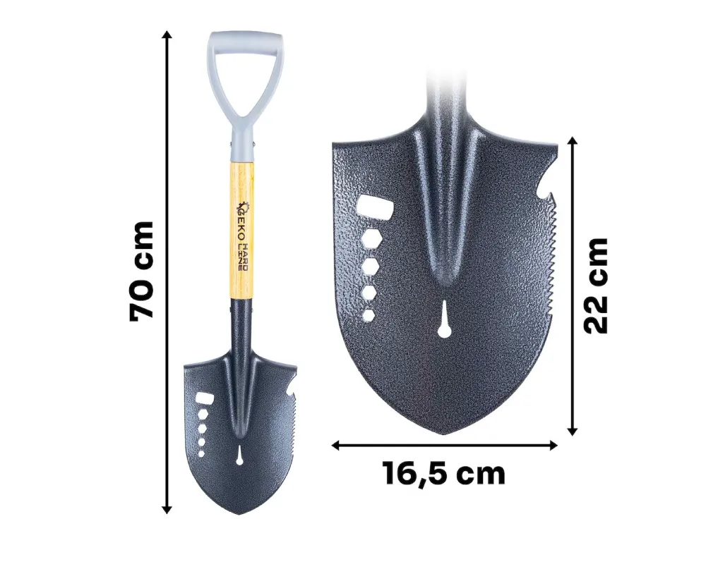 Lopata multifunctionala Hard Line, 70 cm, Geko G66554