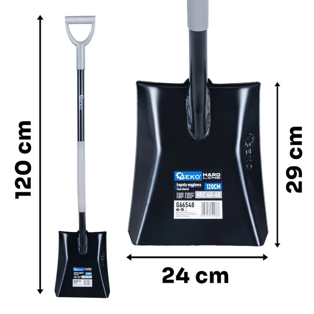 Lopata pentru carbuni Hard-Line, 120 cm, Geko G66548