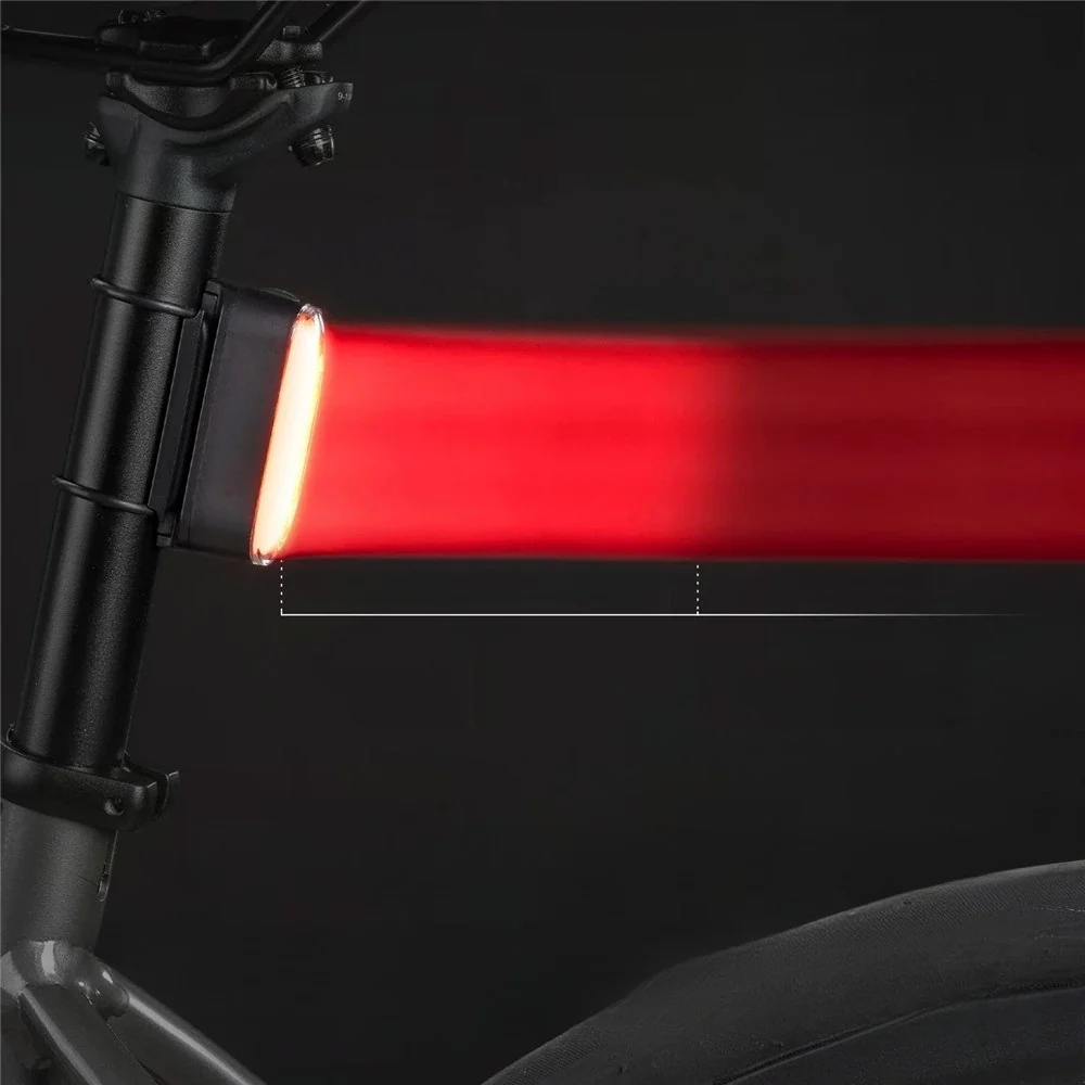 Lumină spate inteligentă magnetică pentru bicicletă ROCKBROS