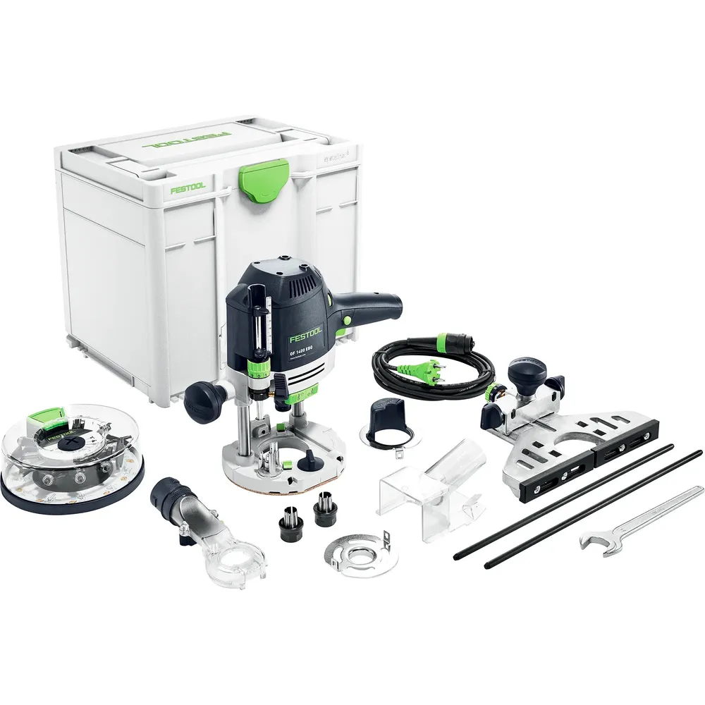 Mașă de frezat Festool DE 1400 EBQ-Plus + Box--S