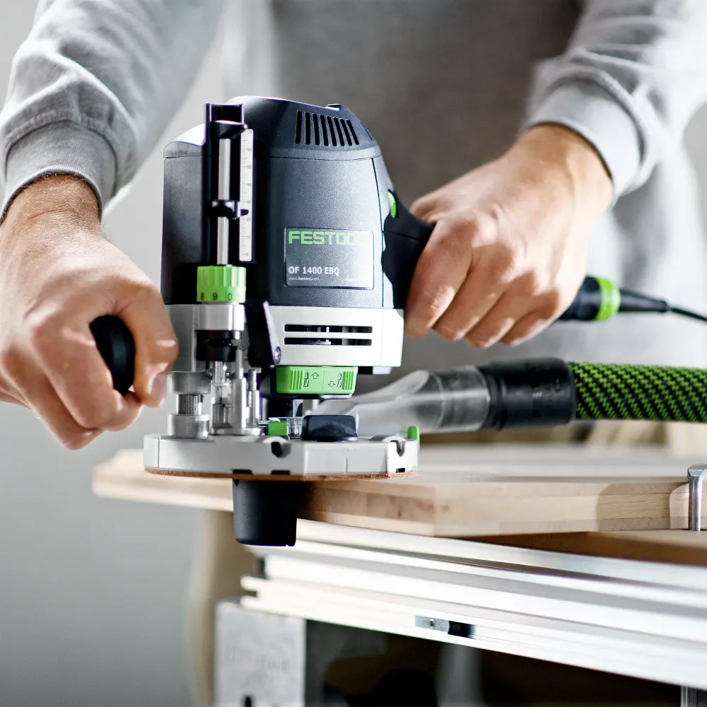 Mașă de frezat Festool DE 1400 EBQ-Plus + Box--S