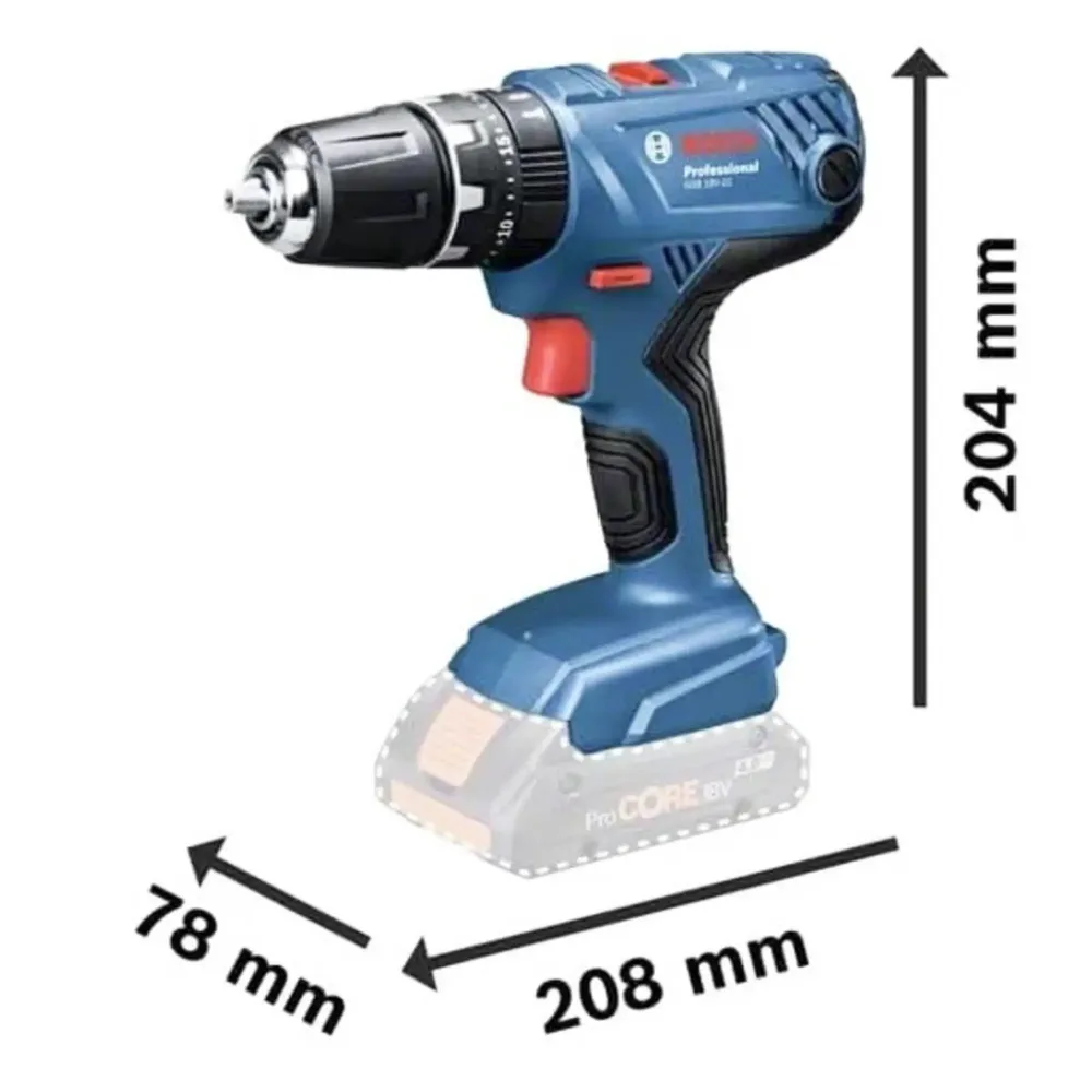 Mașă de găurit Bosch GSB 18V-21 2Ah