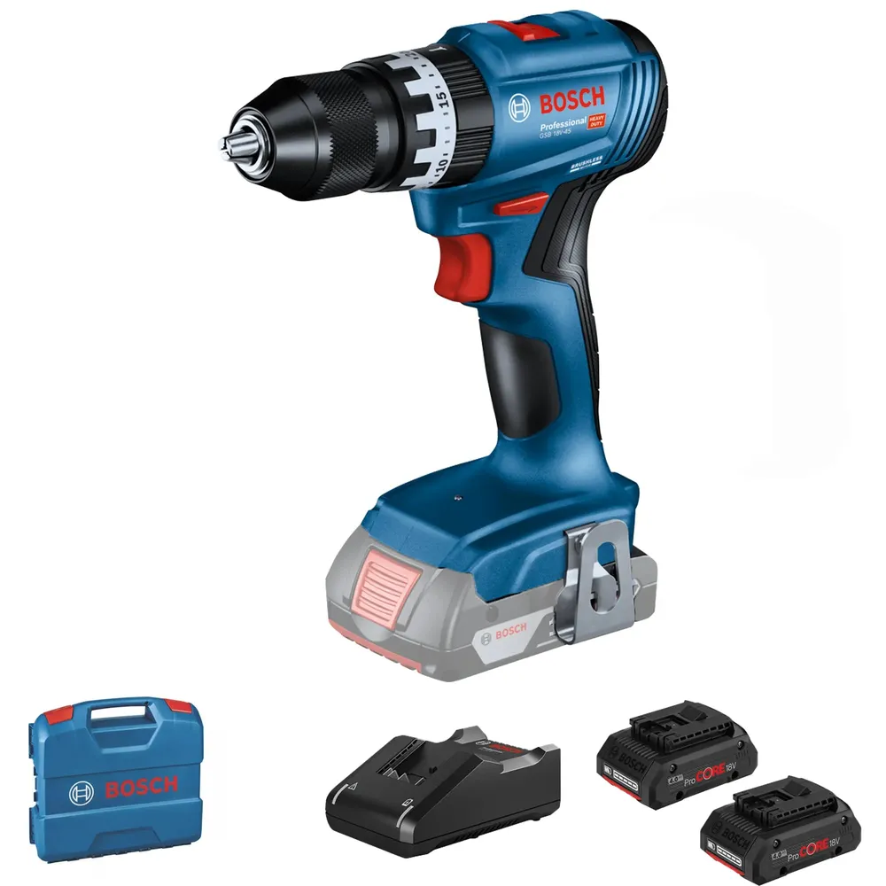 Mașă de găurit Bosch GSB 18V-45 18V 4Ah
