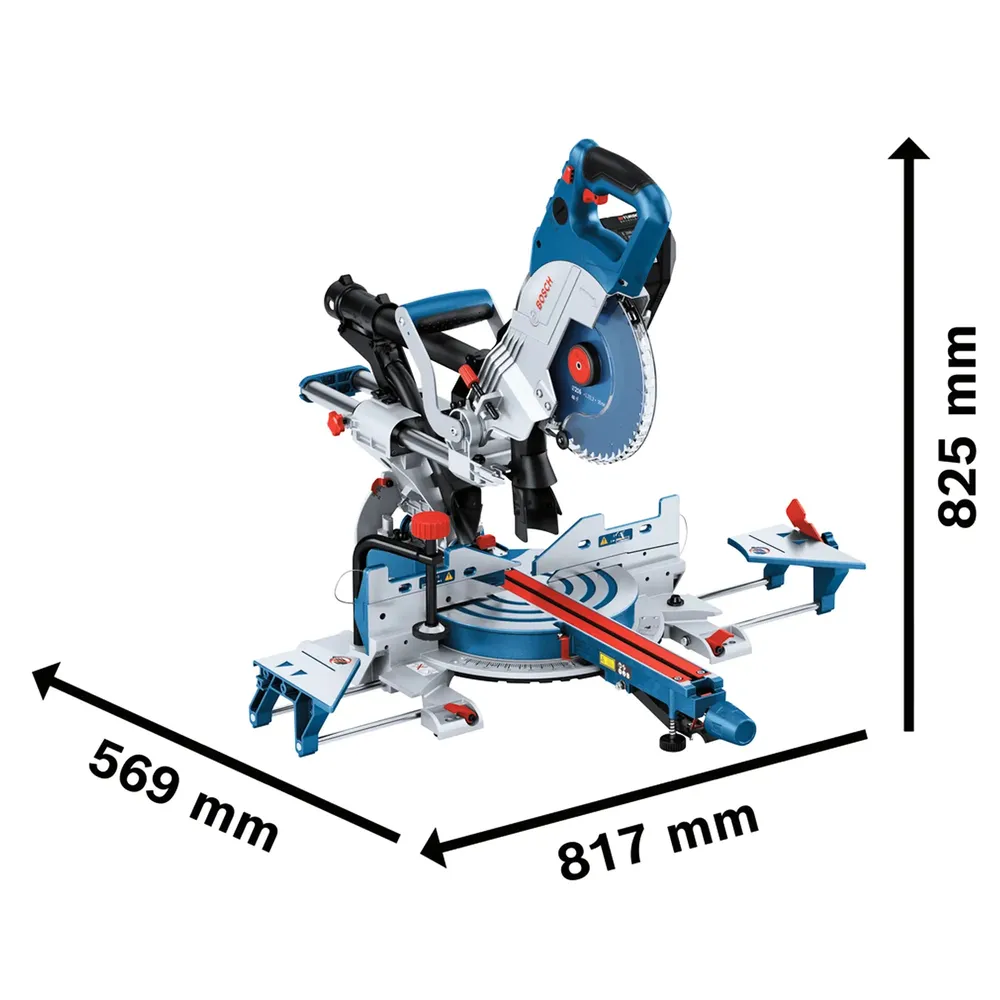 Mașă de tăiat alimentată cu baterii Bosch GCM 18V-216 CC