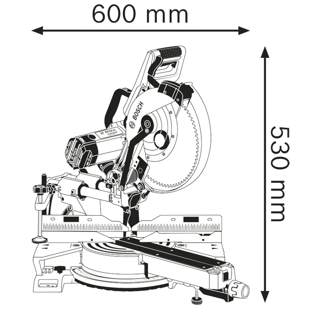 Mașă de tăiere radială Bosch GCM 12 SDE