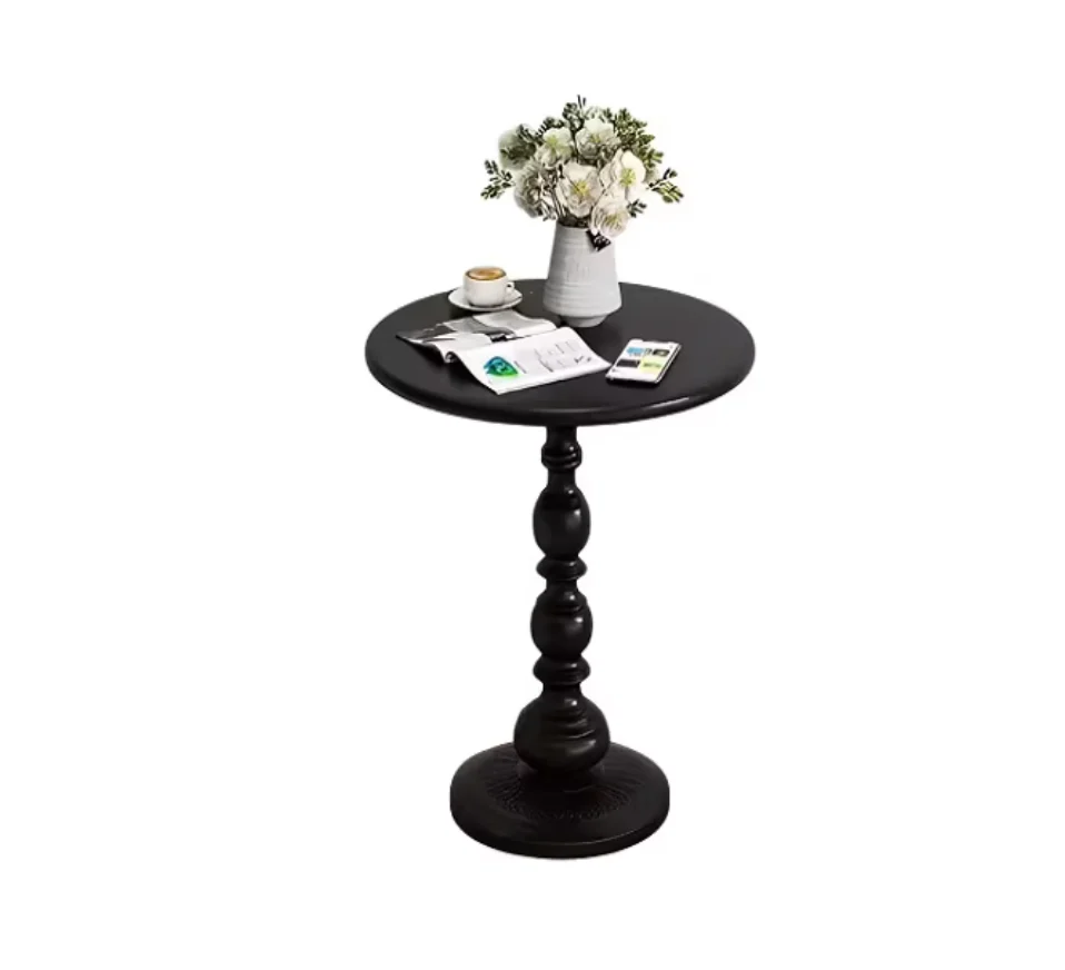 masa rotunda pentru cafea 52x42X29cm negru