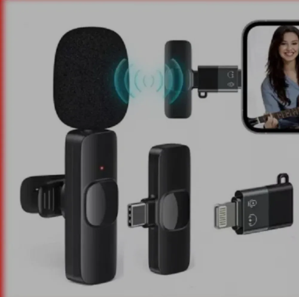 Microfon wireless tip lavaliera conector USB