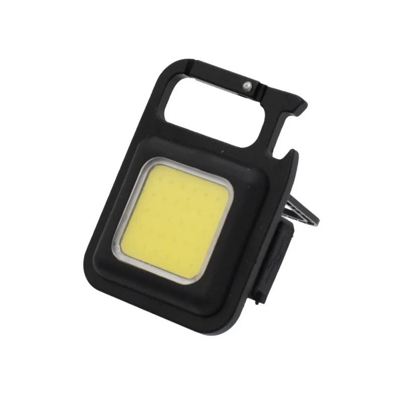 Mini Lanterna LED COB Breloc 500lm USB-C Carabina IPX5 Waterproof
