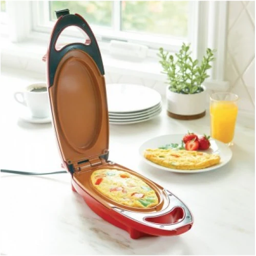 Mini plita electrica pentru gatit 800 W, invelis non-aderent