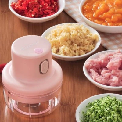 Mini tocator electric , roz