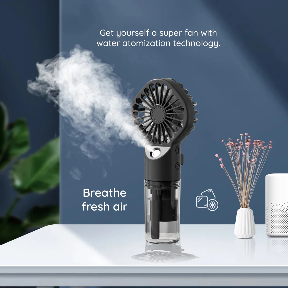 Mini ventilator portabil, cu apa