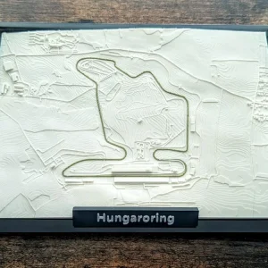 Miniatură Circuit F1 relief, Hungaroring