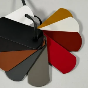 Model de piele Color Card Model compartimente pentru coșul de șemineu din piele