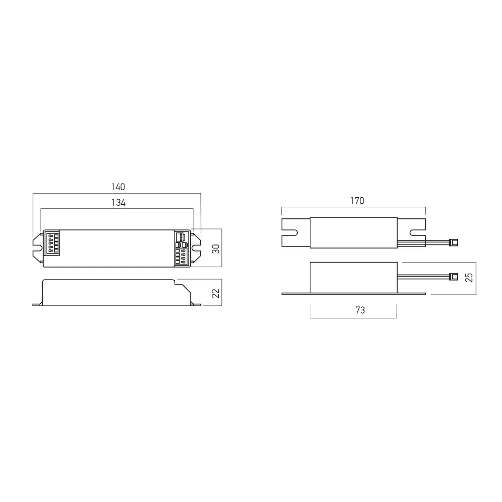 Modul emergenta LED 3h cu invertor si acumulator pentru corpuri iluminat