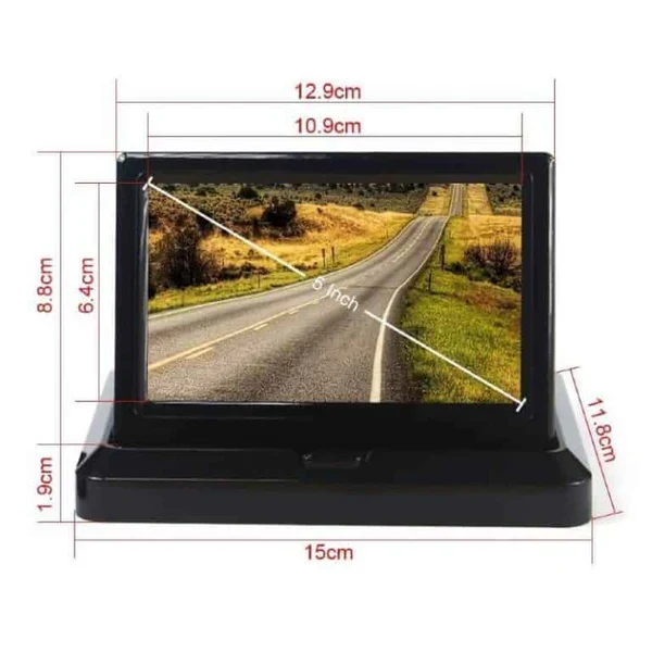 Monitor LCD TFT compatibil camera mers inapoi 4.3 inch