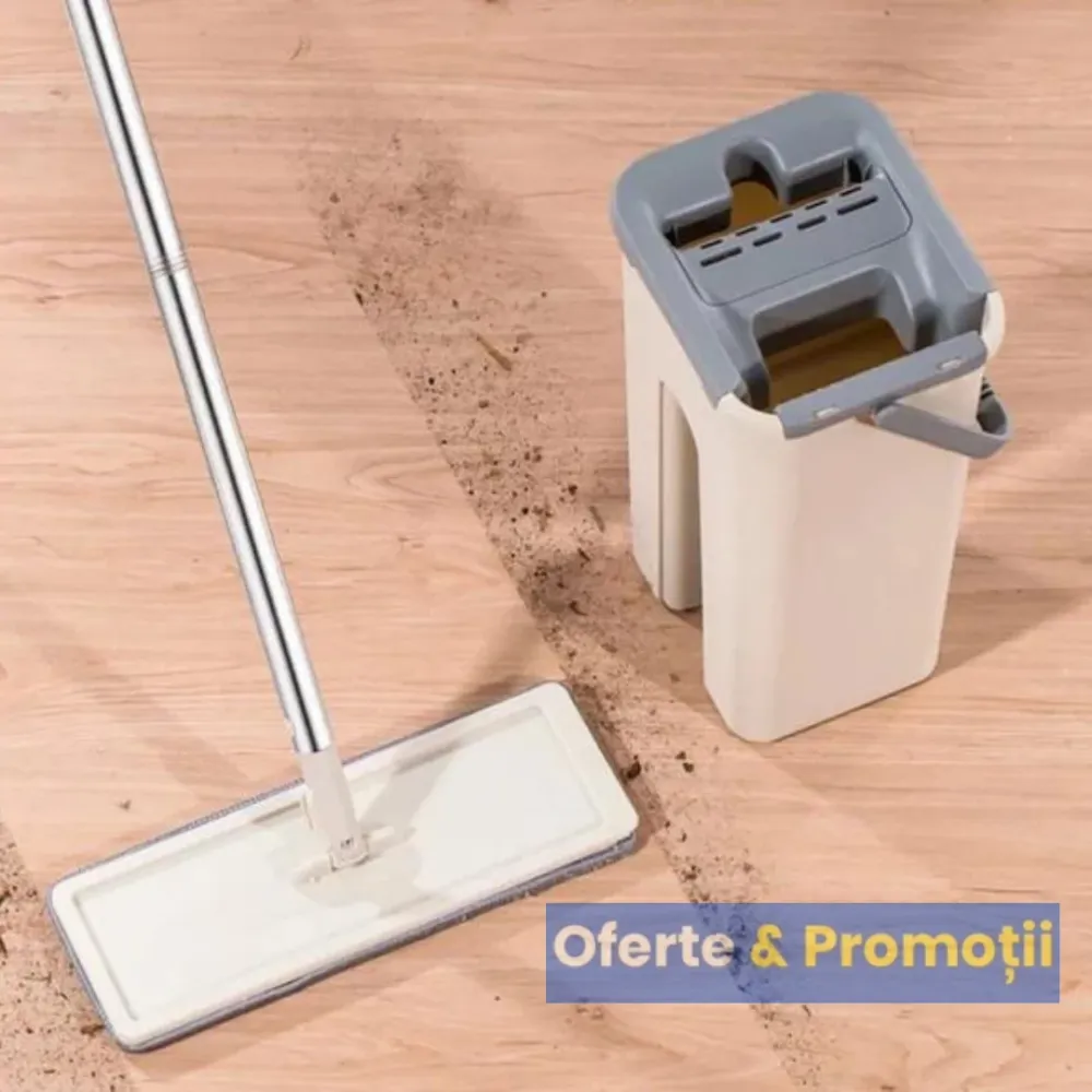 Mop cu galeata si 2 rezerve incluse