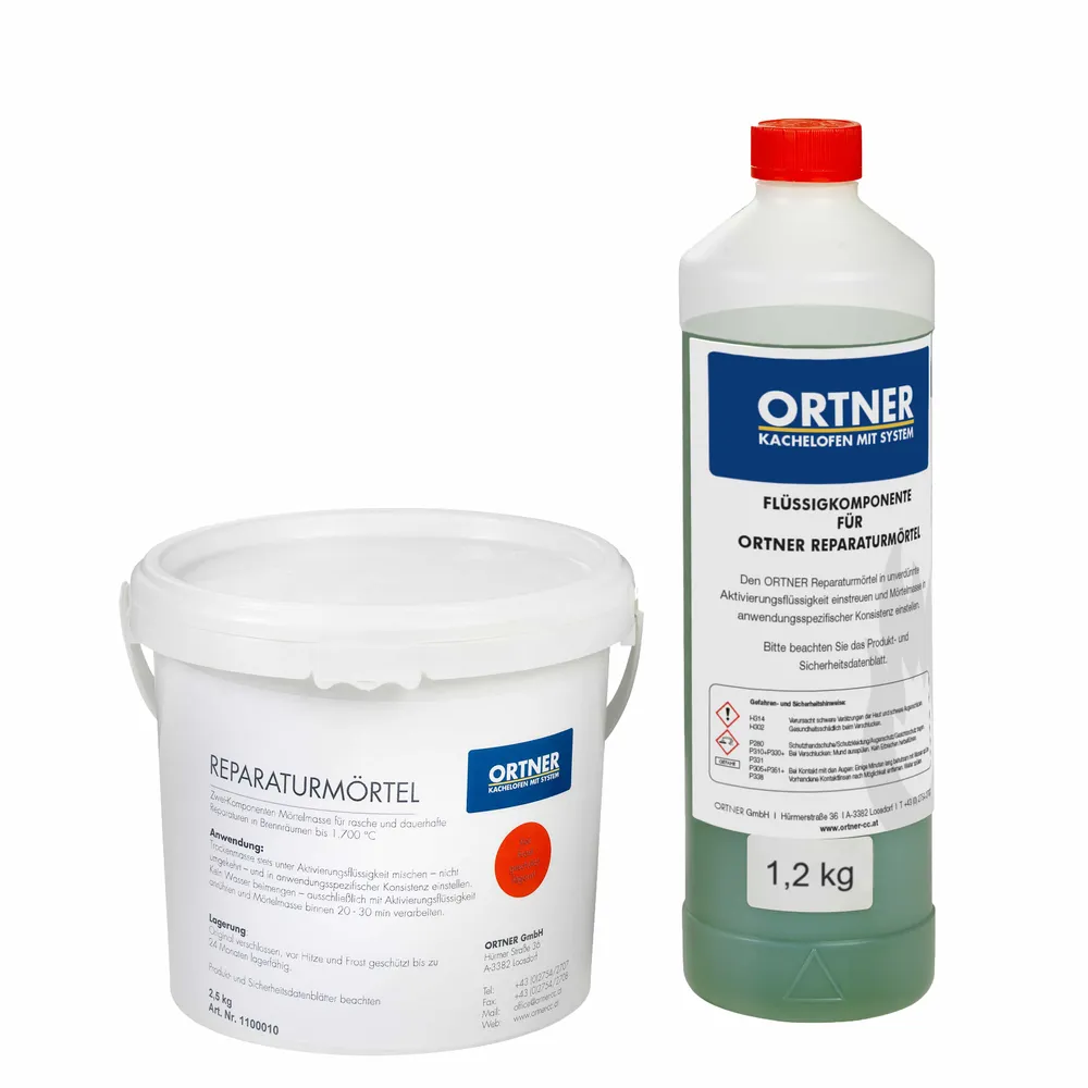 Mortar de reparație cu 2 componente 0-1,2 mm până la 1700°C