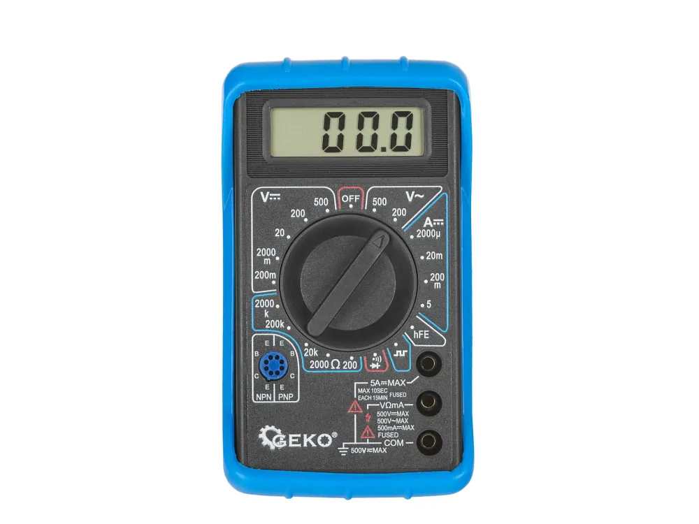 Multimetru digital cu buzzer, Geko G30823